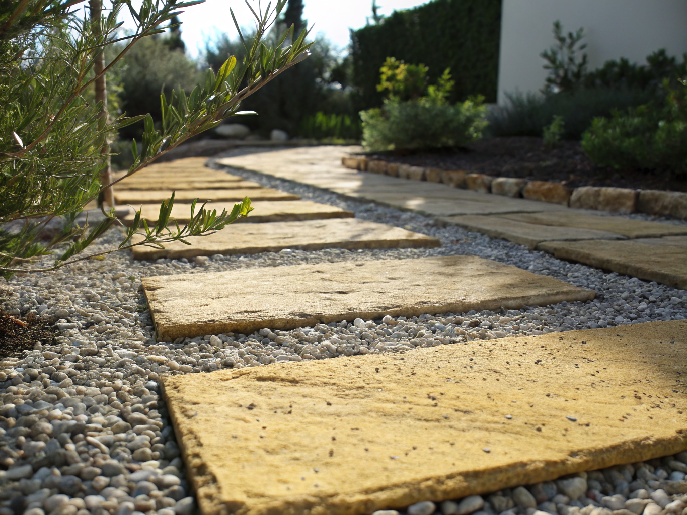 Flagstone Garden Walk