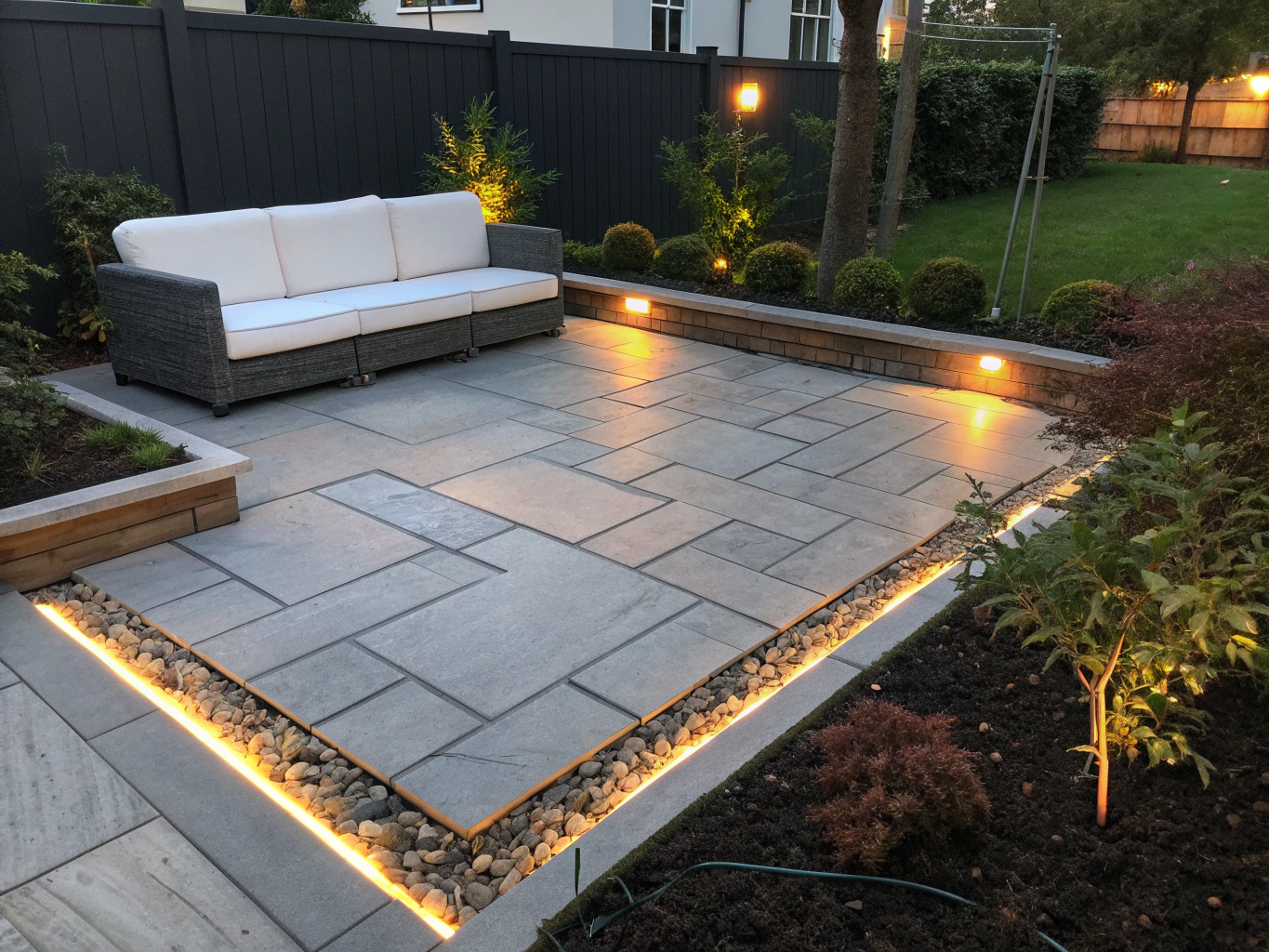 Modern Slate Patio