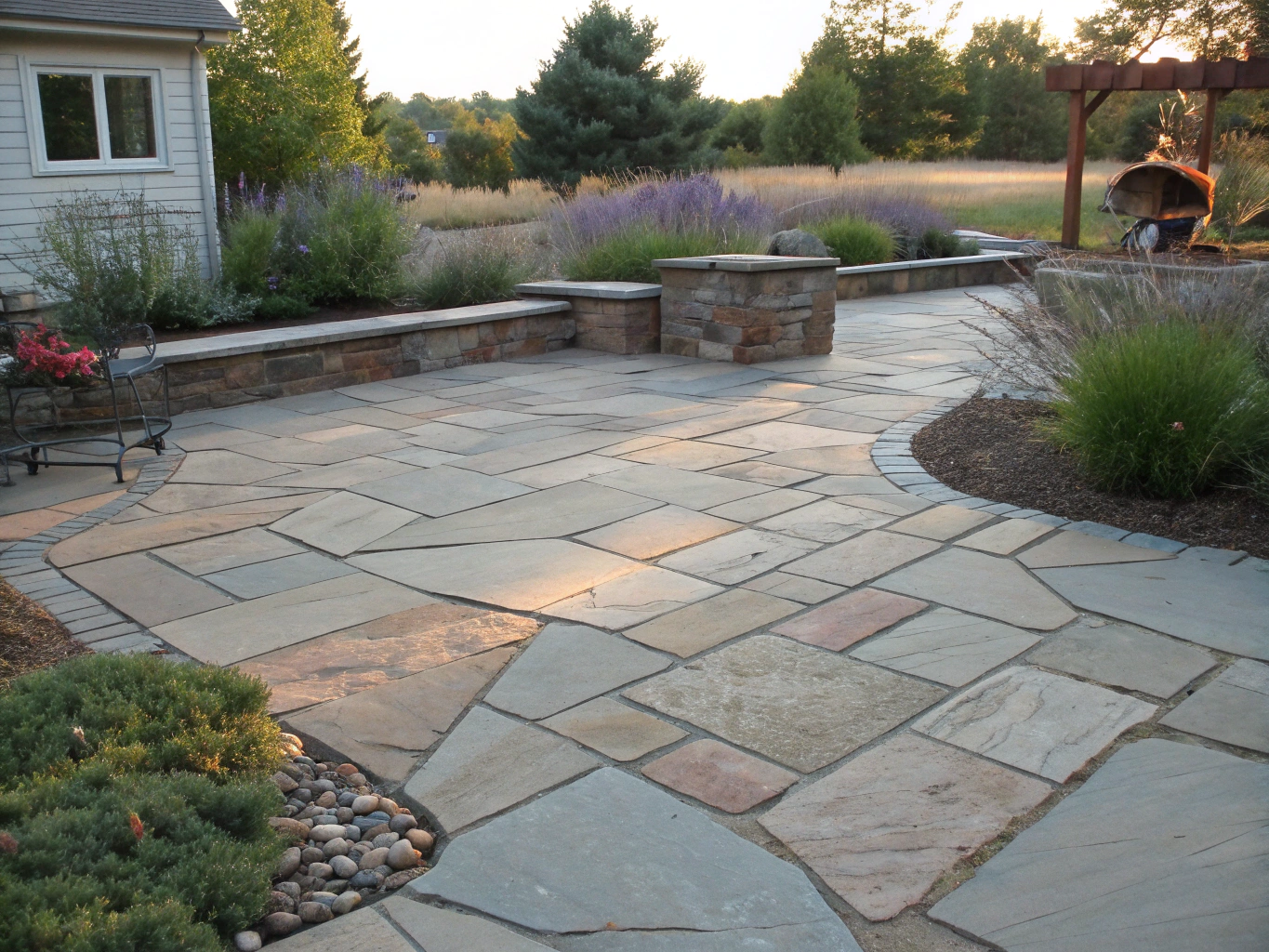 Artisanal Stone Walkway